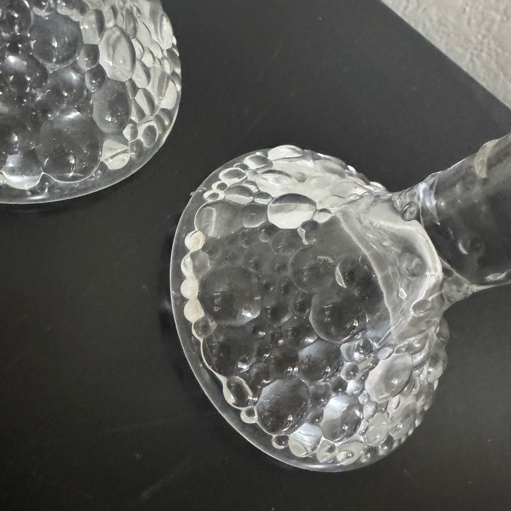 PartyLite Gray Crystal Candle Holders Elegant Accents - Picture 4 of 7